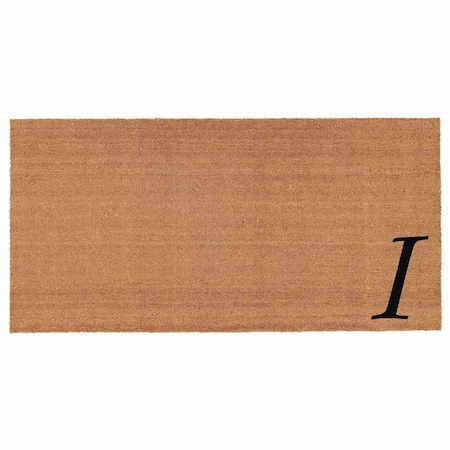 Calloway Mills Monogram Door Mat, Black, Natural, 30 in W x 48 in L 153623048I
